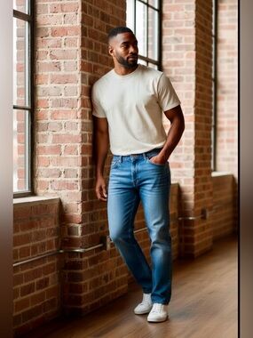L.L.Bean Men's Double L Relaxed Fit Jeans  35x36